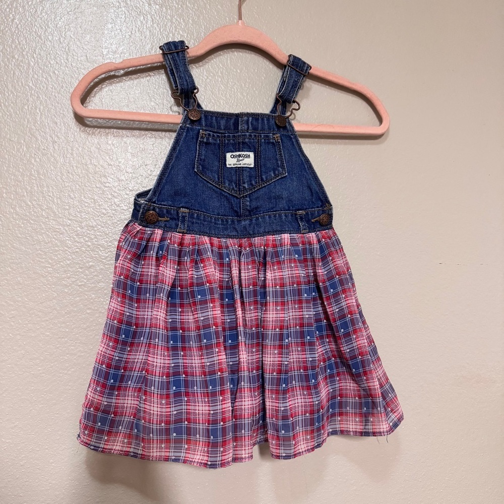 Carter's Denim and Plaid Kids Overalls